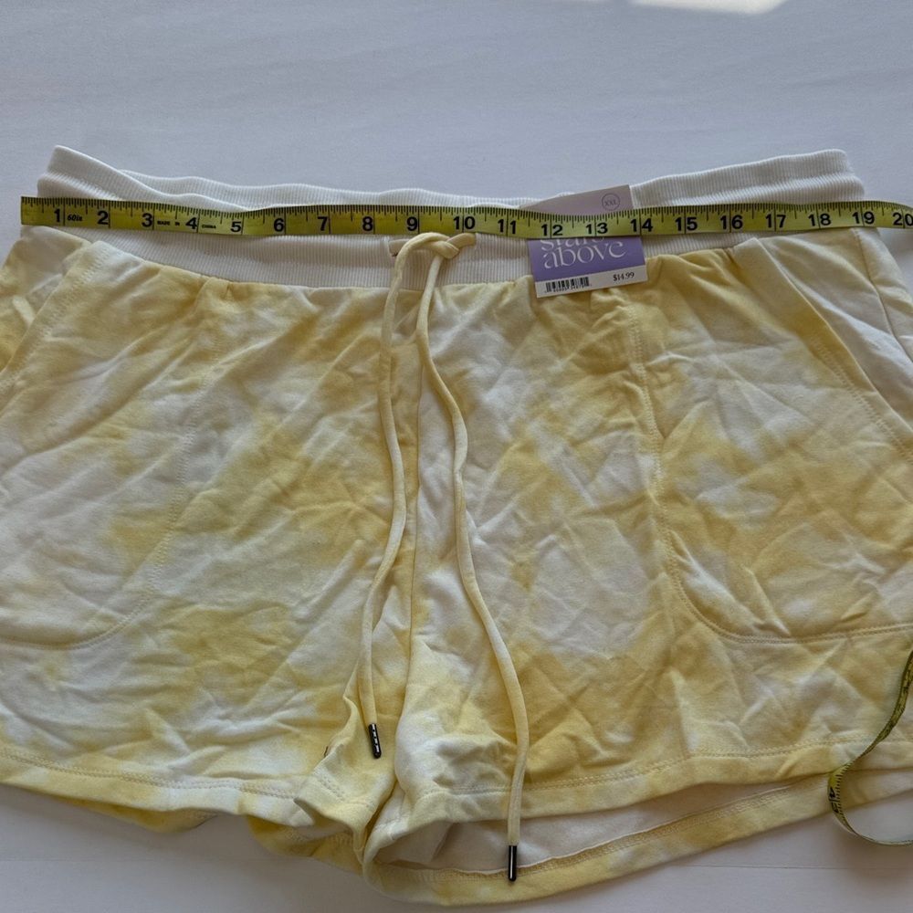Stars Above Women’s Yellow Tie-Dye Athletic Shorts Size XXL - Picture 4 of 10